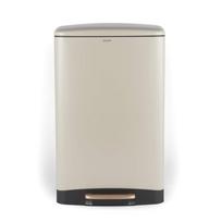 Salter BW14806 Pebble 50L Pedal Bin, Beige