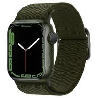 Spigen Fit Lite viedpulksteņa siksniņa priekš Apple Watch 4/5/6/7/SE (42/44/45 mm) | neilons | zaļa
