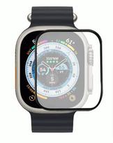 Fusion Nano 9H aizsargstikls pilnam ekrānam Apple Watch Ultra 49mm melns