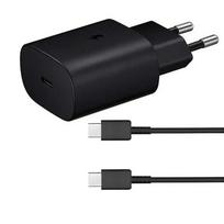 Samsung EP-TA800EBE ceļojumu lādētājs | 25 W | USB-C | ar USB-C uz USB-C kabeli komplektā | melns