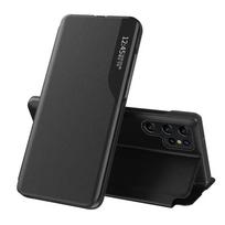 Eco Leather View grāmatveida maciņš ar statīvu telefonam Samsung Galaxy S25 Ultra (S938) melns