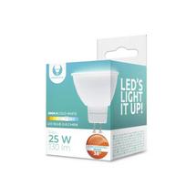 LED spuldze GU5,3 MR16 3W 12V 6000K 130lm 38° mūžīgā gaisma
