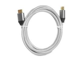 Fusion 2.1v HDMI -> HDMI kabelis 8K | 1,5 m | sudraba krāsā