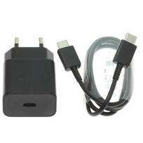 Samsung EP-T1510EBE tīkla lādētājs | 15W | USB-C | ar USB-C uz USB-C vadu komplektā | melns (OEM)