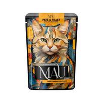 MAU Pate and Fillet Turkey with peanut butter - wet cat food - 85g