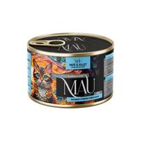 MAU Pate and Fillet Crimson with pansy - wet cat food - 185g