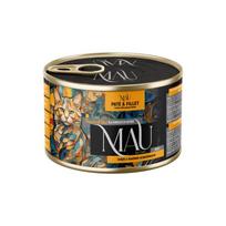 MAU Pate and Fillet Turkey with peanut butter - wet cat food - 185g