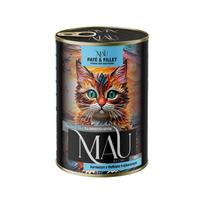 MAU Pate and Fillet Crimson with pansy - wet cat food - 400g