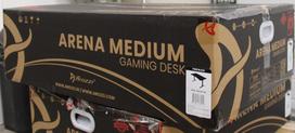 SALE OUT. | Arozzi | Gaming Desk | Arena Medium | Black | DAMAGED PACKAGING
