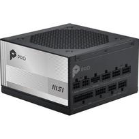 MSI PRO A1000PL PCIE5 1000W (black/white, 1x 12-pin high power GPU, 3x PCIe, cable management, 1000 watts)