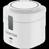Canyon 4 in 1 Wireless Charging Stand, 30W max, Size: 70x70x70.3mm, weight: 414g, with 65W charger and 1M cable, white