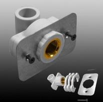 PPR līkums montāžai ģipškartonā 20x1/2"F, pelēks PPR līkums montāžai ģipškartonā 20x1/2"F