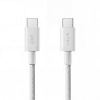Xiaomi 3A Braided USB-C to USB-C Cable 1m, White