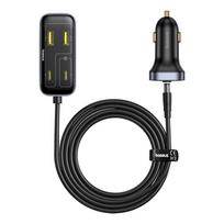 Baseus BackseatPal L1 Car Charger 110W 3 x USB-A + 3 x USB-C with 1.5 m extension cable / black