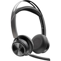 HP Poly Voyager Focus 2 USB-CC Headset (Microsoft Teams certified, USB-C/-A adapter, charging station)