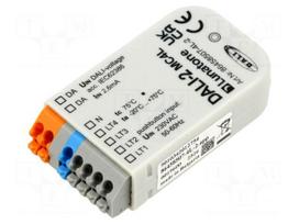 Power supply: controller | DALI,DALI 2 | 230VAC | IP20 | 33x59x15mm