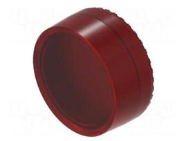 Actuator lens | 04 | red | plastic | Ø23.7mm