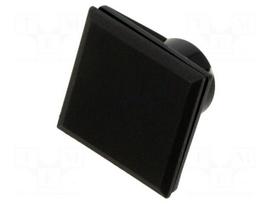 Plug | 61 | 24x24mm | Body: black | plastic