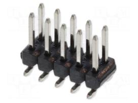 Connector: pin strips | male | PIN: 10 | SMT | Contacts: copper alloy