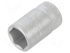 Socket: 6-angles | socket spanner | 13mm | 3/8" | steel | 456