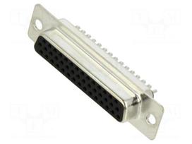 Connector: D-Sub | PIN: 44 | socket | female | straight | soldering