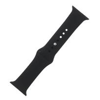 Fusion Accessories Silicone viedpulksteņa siksniņa priekš Apple Watch (38/40/41 mm) | silikons | melna