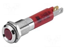 Indicator: LED | flat | red/yellow/green | 24VAC | Ø8mm | 17 | connectors