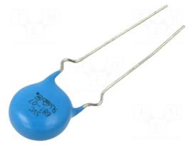 Varistor: zinc-oxide | THT | 420VAC | 560VDC | 680V | 1.2kA | 7mm | 20J
