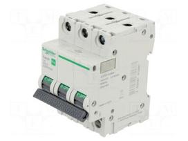 Circuit breaker | 230/400VAC | Inom: 2A | Poles: 3 | Charact: C | 6kA