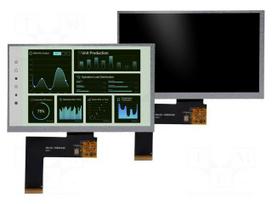 Display: TFT | 7" | 800x480 | Illumin: LED | 164.9x100mm | RGB | 475mcd/m2