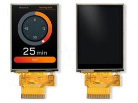 Display: TFT | 2.4" | 240x320 | Illumin: LED | 47.7x51.35mm | RGB