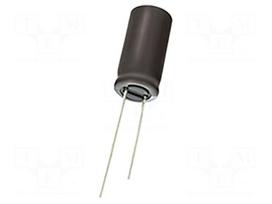 Capacitor: electrolytic | low ESR | THT | 100uF | 25VDC | Pitch: 2.5mm