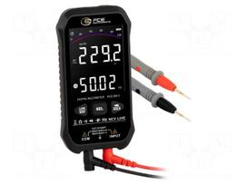 Digital multimeter | USB C | LCD 3,3" | VDC: 0÷1000V | VAC: 0÷1000V