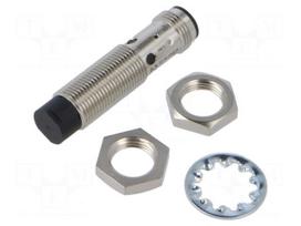 Sensor: inductive | OUT: NPN / NC | 0÷5mm | 10÷30VDC | M12 | IP67 | brass