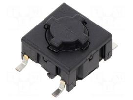 Microswitch TACT | SPST | Pos: 2 | 0.05A/24VDC | SMT | none | 3.5N | 6.4mm