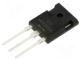 Diode: rectifying | THT | 600V | 30A | Ifsm: 200A | TO3P | tube | Ufmax: 1.7V