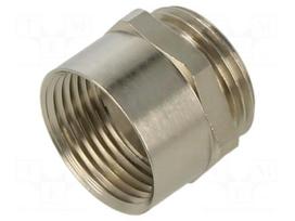 Thread adapter | PG13,5 | M20 | brass | Plating: nickel | EPIC® | 22mm