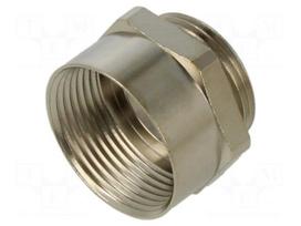 Thread adapter | PG21 | M25 | brass | Plating: nickel | EPIC® | 30mm
