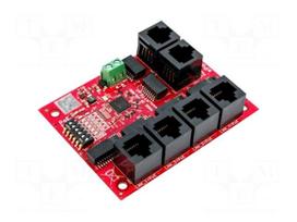 Switch PoE Ethernet | Number of ports: 6 | 10÷56VDC | W: 87mm | H: 19mm