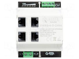 Switch PoE Ethernet | Number of ports: 4 | plastic | IP20 | W: 72mm