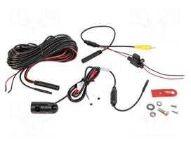 Rear view camera | 155° | black | 12VDC,24VDC | 48x23x25mm | camera