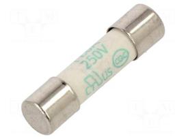 Fuse: fuse | 5x20mm | ceramic | 1.6A | 250V | time-lag | brass