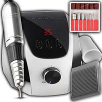 Grožio ir asmens priežiūros priemonės // Personal hygiene products // Frezarka do paznokci manicure pedicure hybrydy 65w lcd + frezy w zestawie