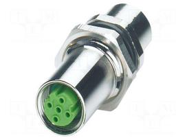 Coupler | M12 female D coded,both sides | D code-Ethernet