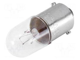 Filament lamp: miniature | T1-3/4 MG | 14VAC | 14VDC | white