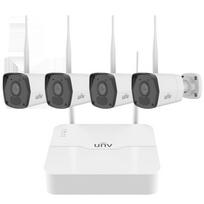 UNV 2MP 8 kanālu WiFi videonovērošanas komplekts (NVR + 4 bullet kameras)