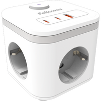 Extension cord Fellowes Power Cube White 2m