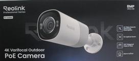SALE OUT. Reolink PCRPB4K02 Smart 4K 133° View PoE Bullet Camera with 5× Optical Zoom | Reolink Smart 4K 133° View PoE Camera with 5× Optical Zoom | RP-PCB8MZ | 24 month(s) | Bullet | 8 MP | F2.7-13.5mm/F1.6 | IP67 | H.265/H.264 | Micro