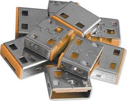 Lindy port lock 10pcs. - Code Orange