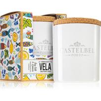 Castelbel Sardine Sea Salt & Lemon Scented Candle kvepianti žvakė, 180 g